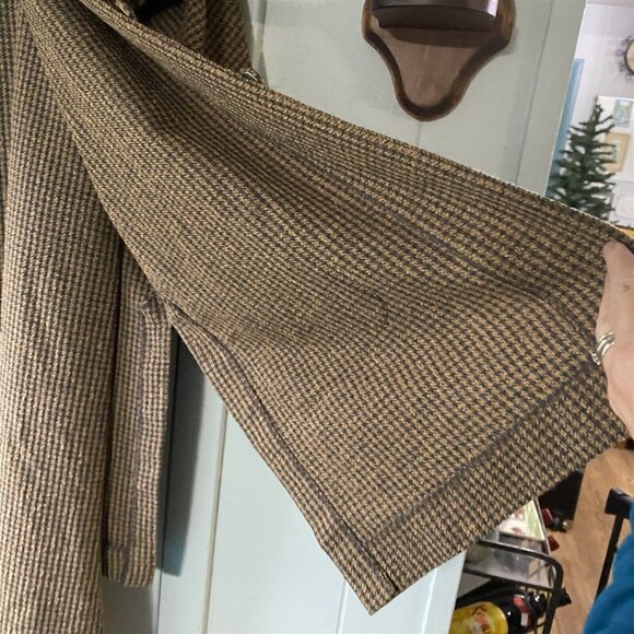 Vintage Skirt Suit Marianne Novobatzky NY Lagenlook Houndstooth Jacket Modest - Picture 8 of 8